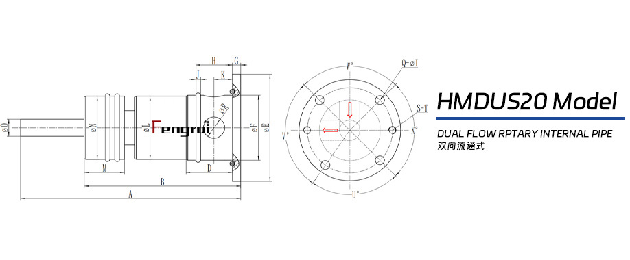 HMDUS20型埋入式旋转接头图纸